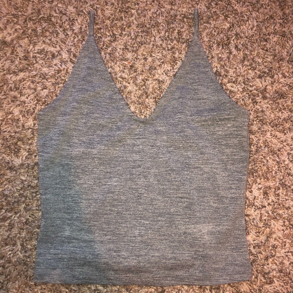 Solid Cropped Tank Top
